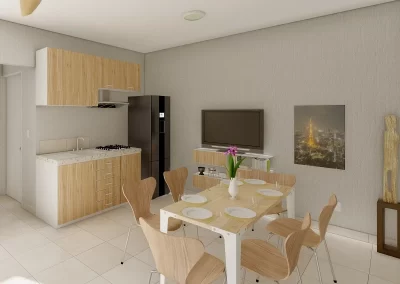 Centenario Chetumal casa Roble comedor