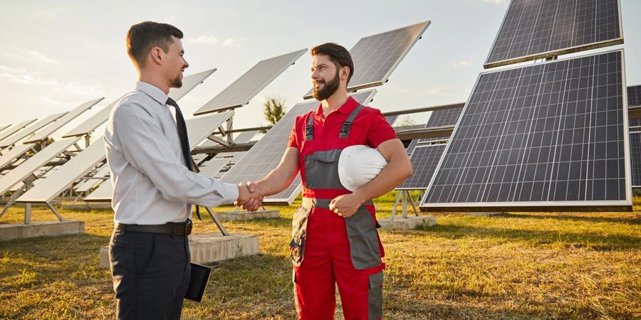 Proyecto verde de instalación de paneles solares