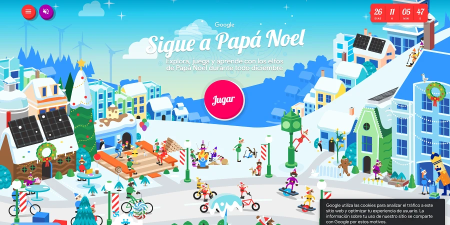 Santa Tracker de Google